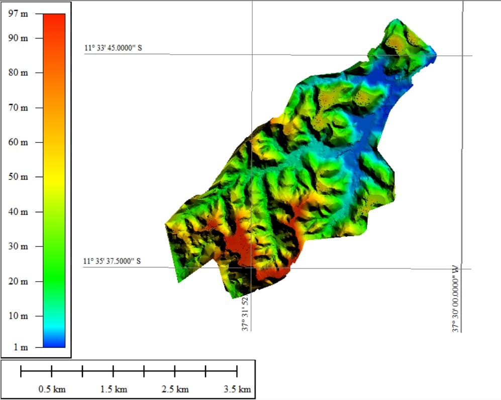 Modelo Digital de Terreno e Modelo Digital de Superfície
